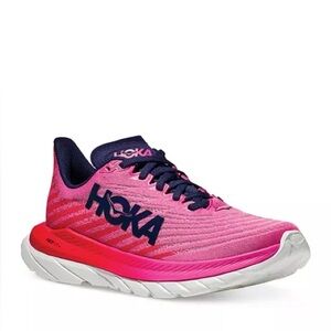 HOKA Mach 5 Women’s Size 10B Pink Purple Running Shoes Lightweight